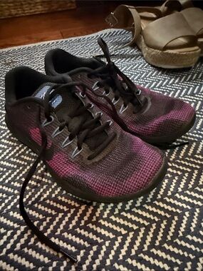 Nike Women's Black and Purple Running sneakers